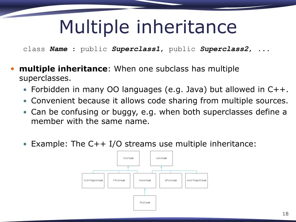 multiple inheritance