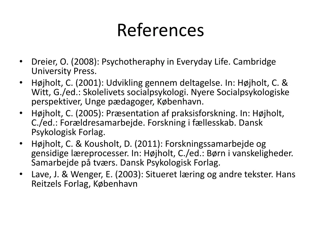 references