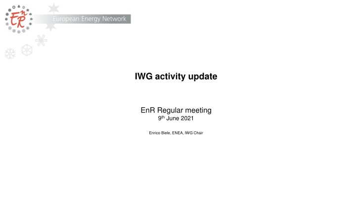 iwg activity update