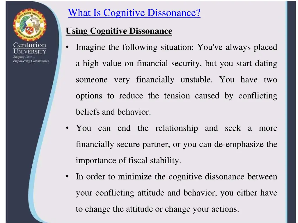 what is cognitive dissonance