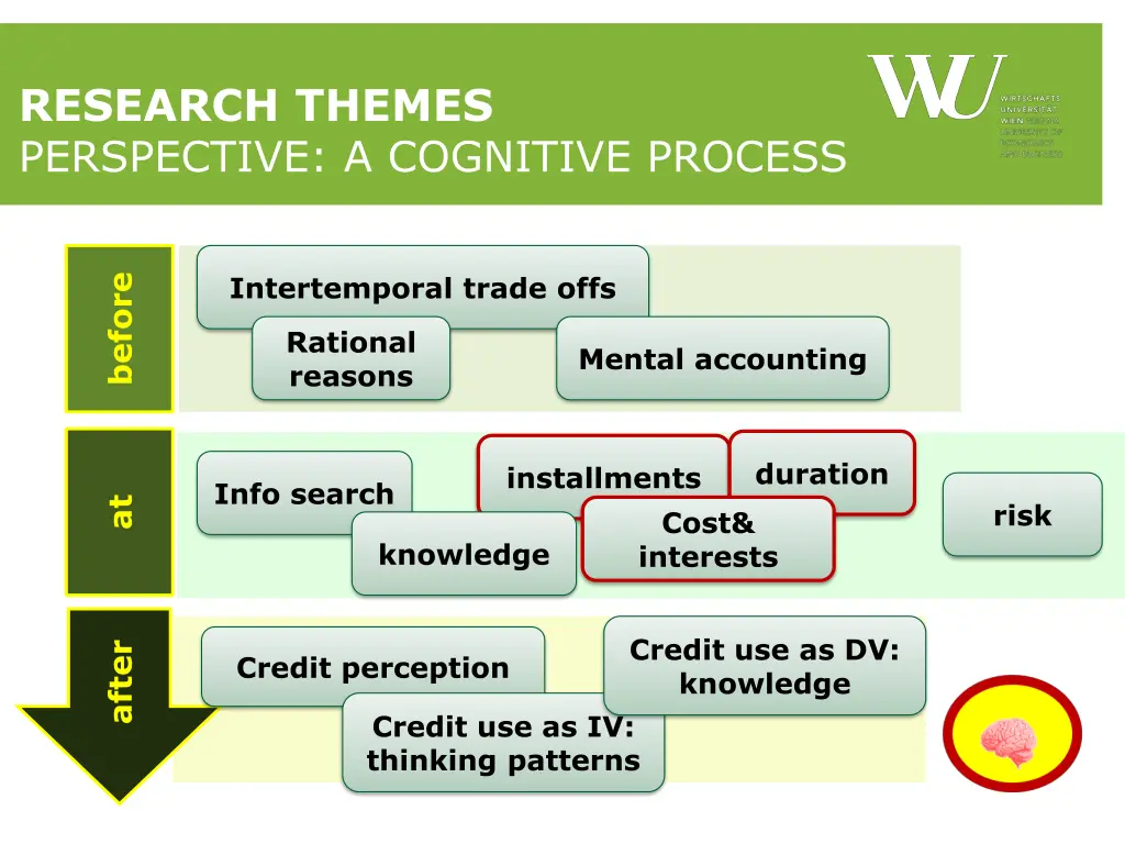 research themes perspective a cognitive process