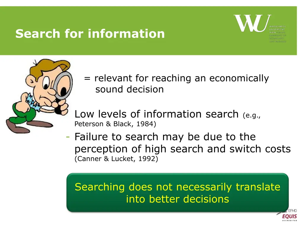 search for information