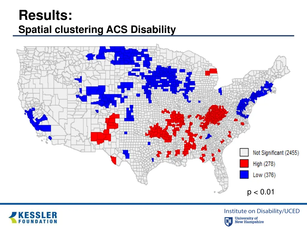 results spatial clustering acs disability