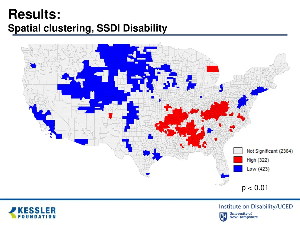 results spatial clustering ssdi disability