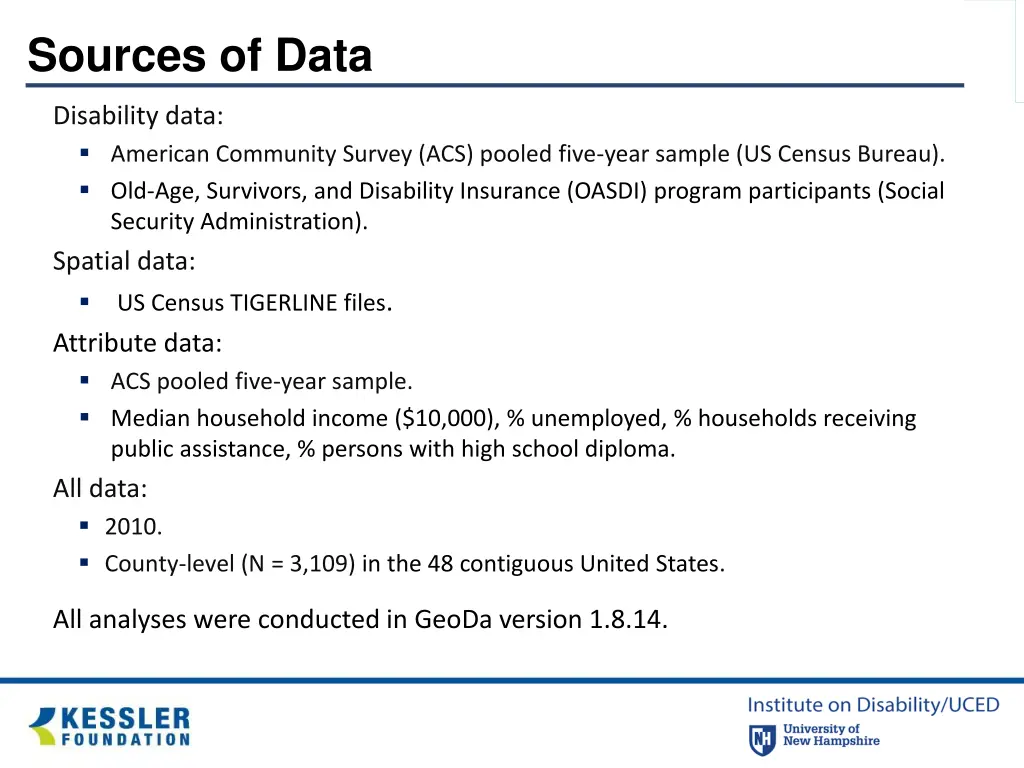 sources of data