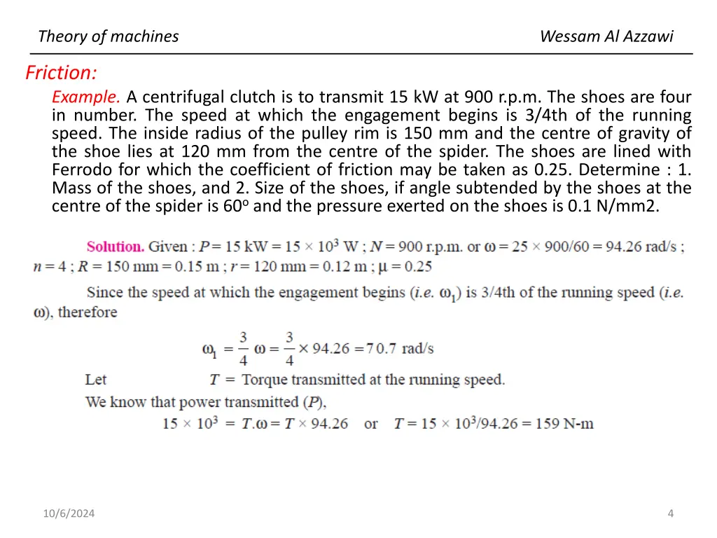 theory of machines 3