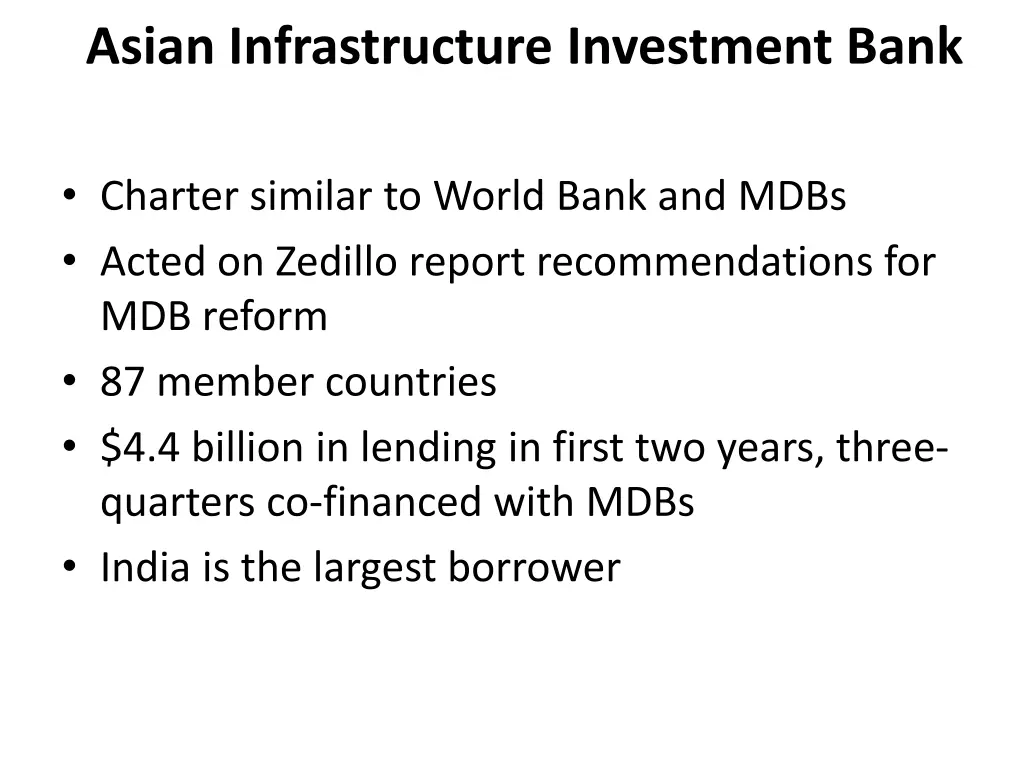 asian infrastructure investment bank