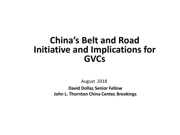 china s belt and road initiative and implications