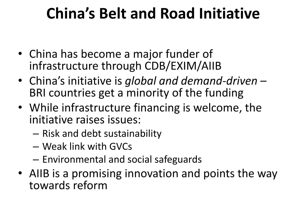 china s belt and road initiative