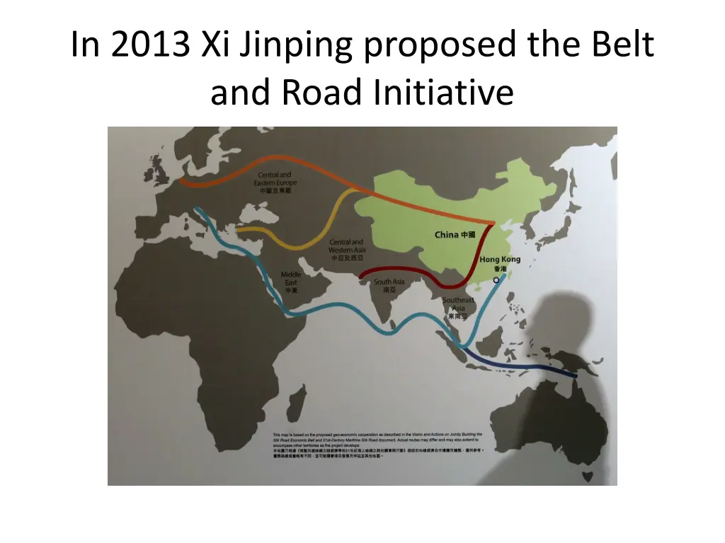 in 2013 xi jinping proposed the belt and road