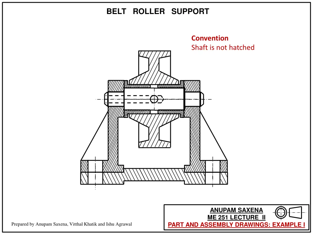 belt roller support 11