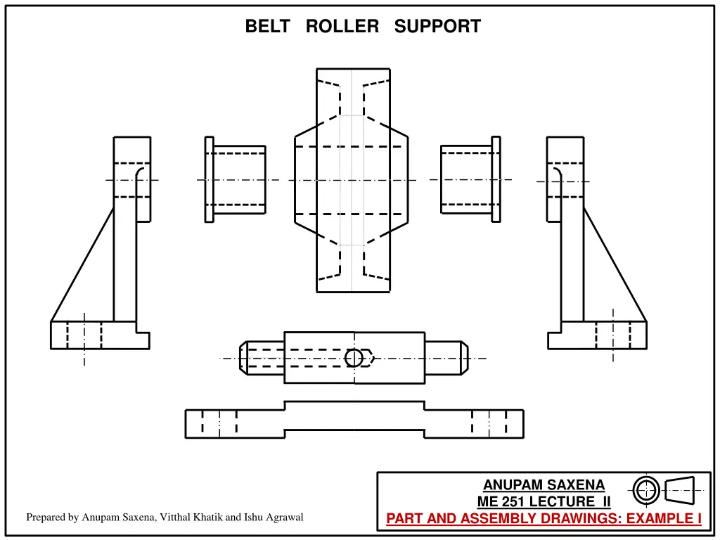 belt roller support 5