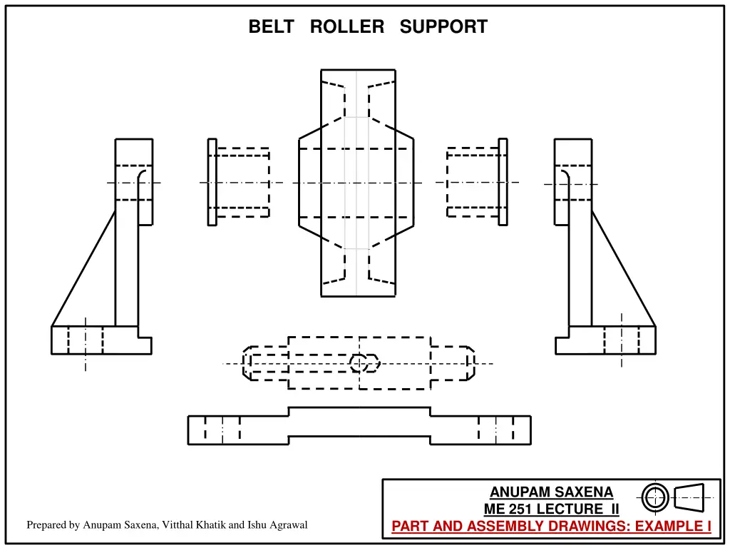 belt roller support 6