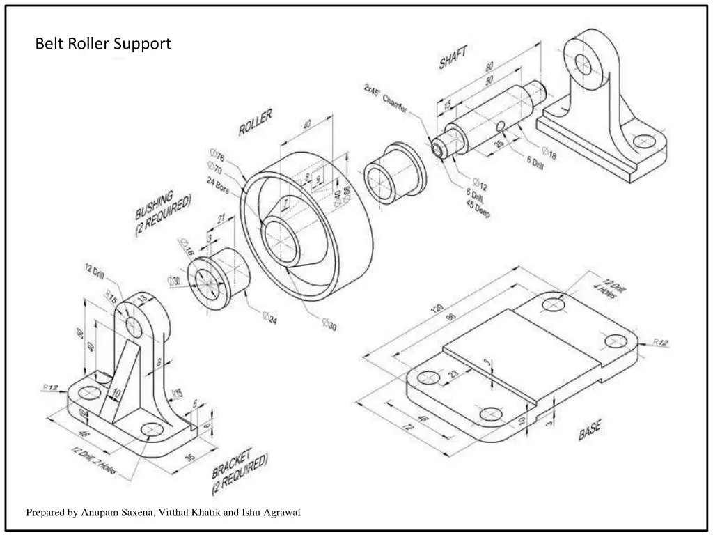 belt roller support