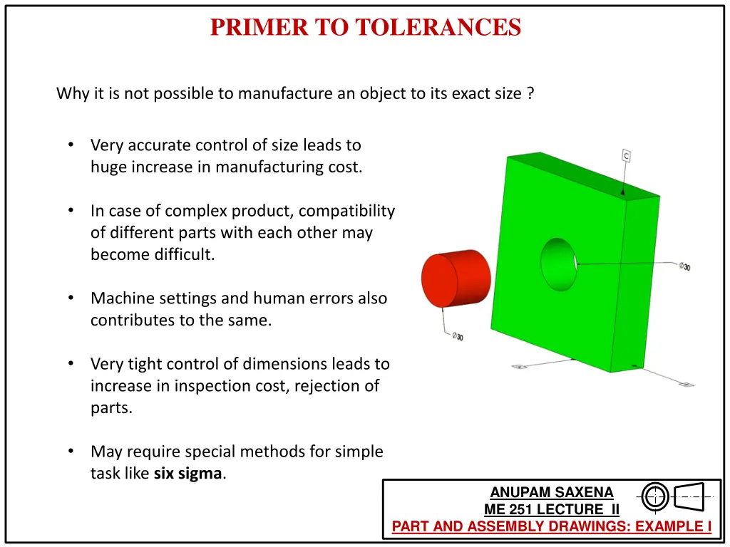 primer to tolerances