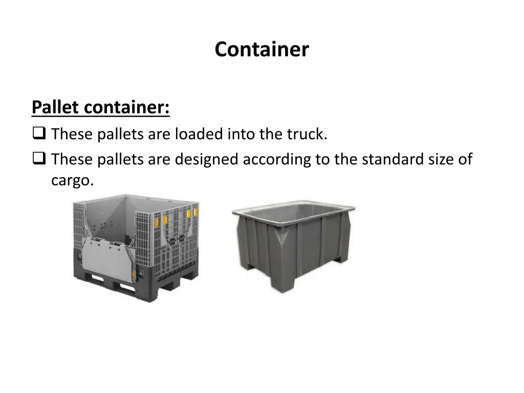 container