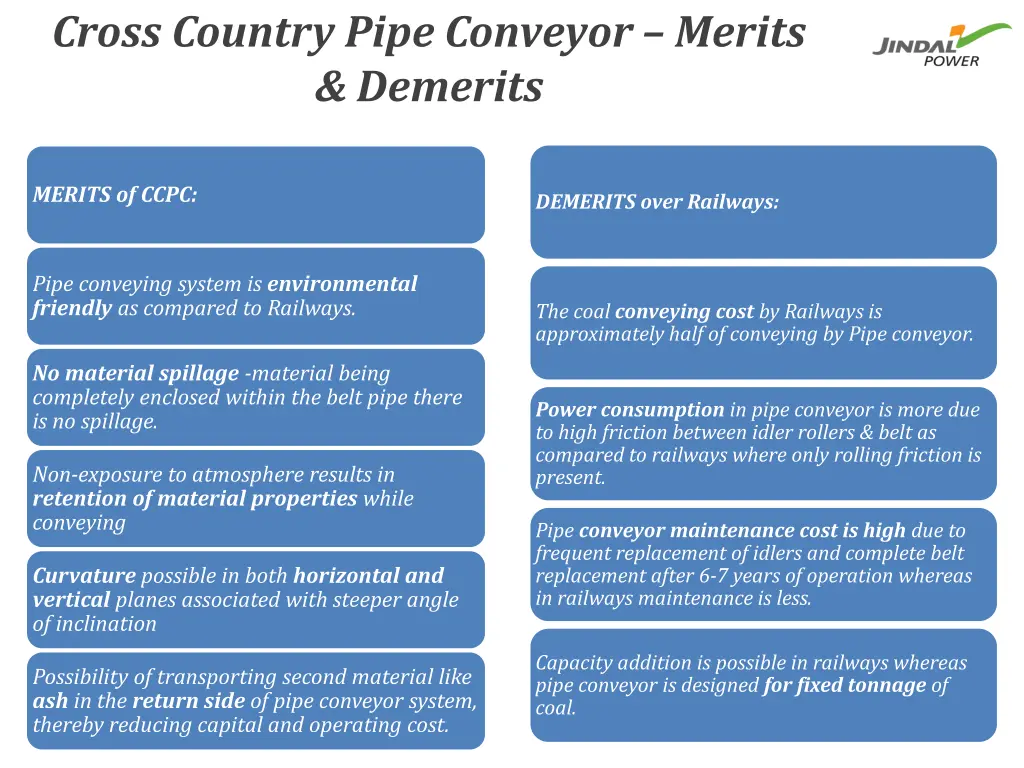 cross country pipe conveyor merits demerits