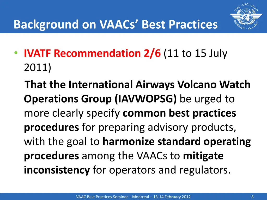 background on vaacs best practices 6