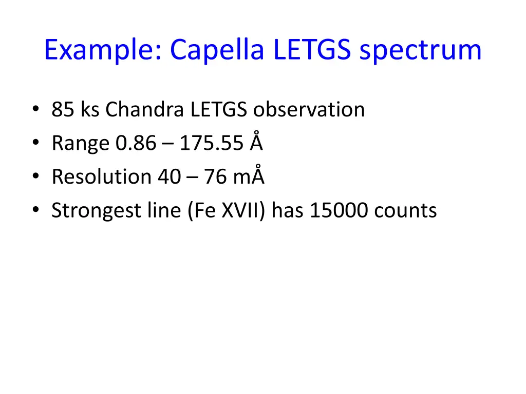 example capella letgs spectrum