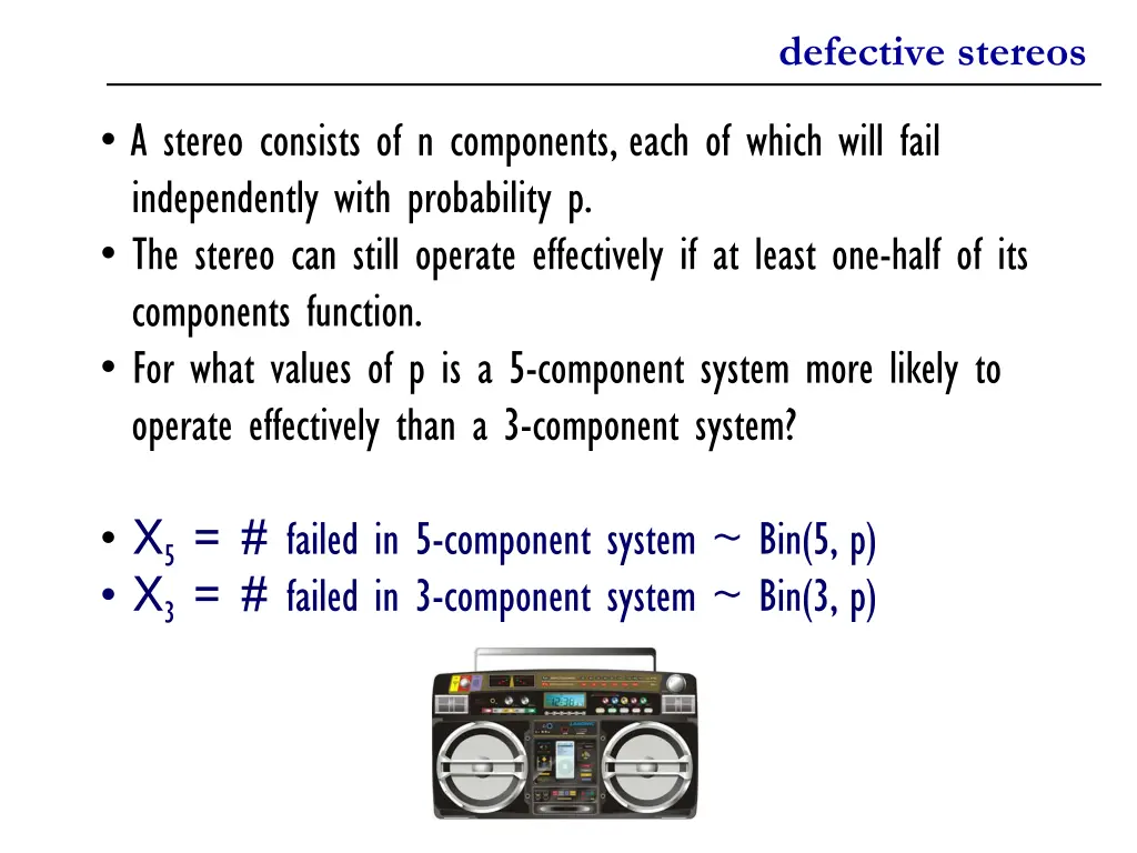 defective stereos