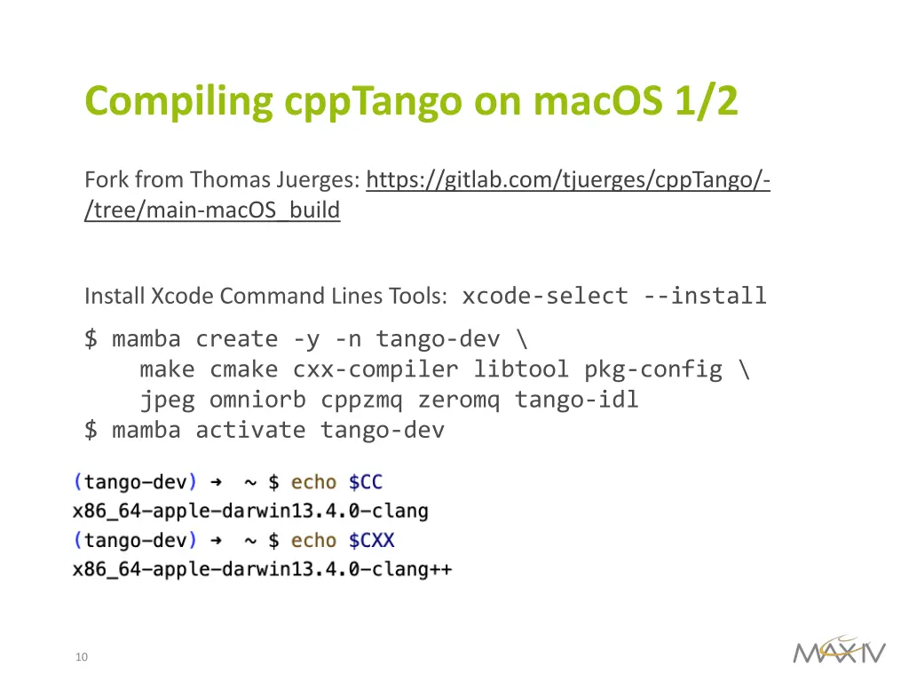 compiling cpptango on macos 1 2