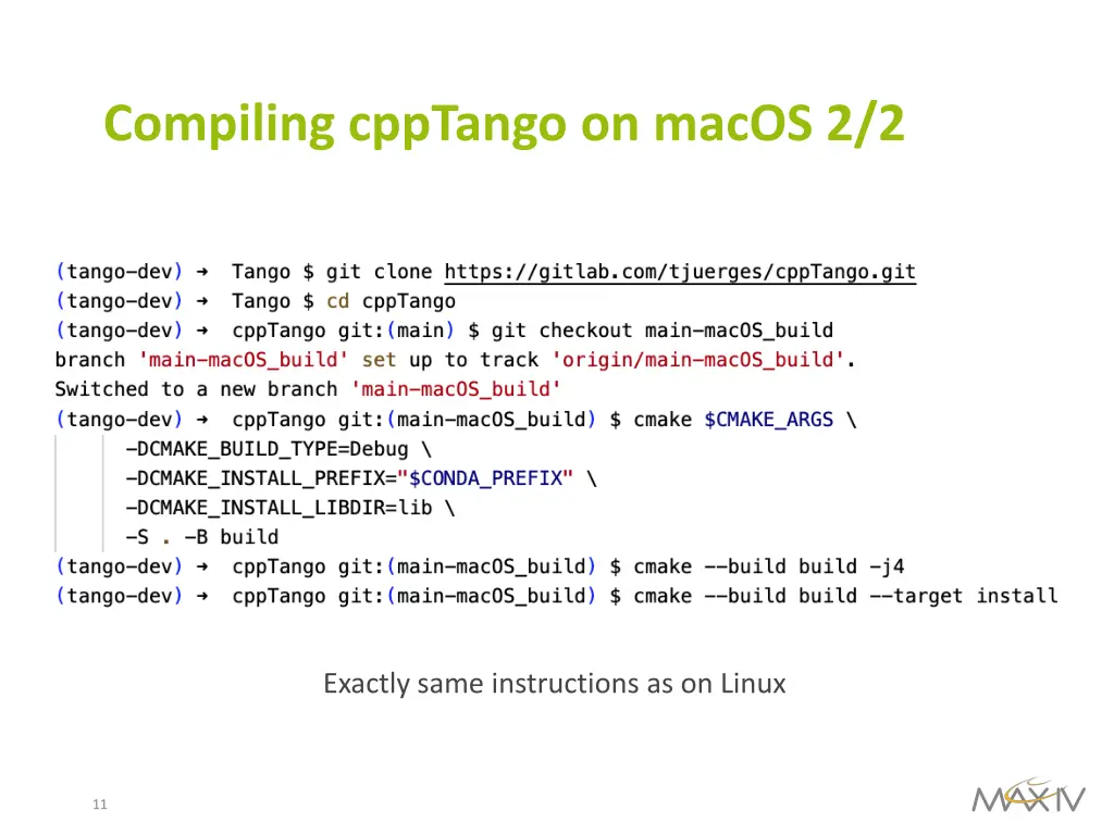 compiling cpptango on macos 2 2