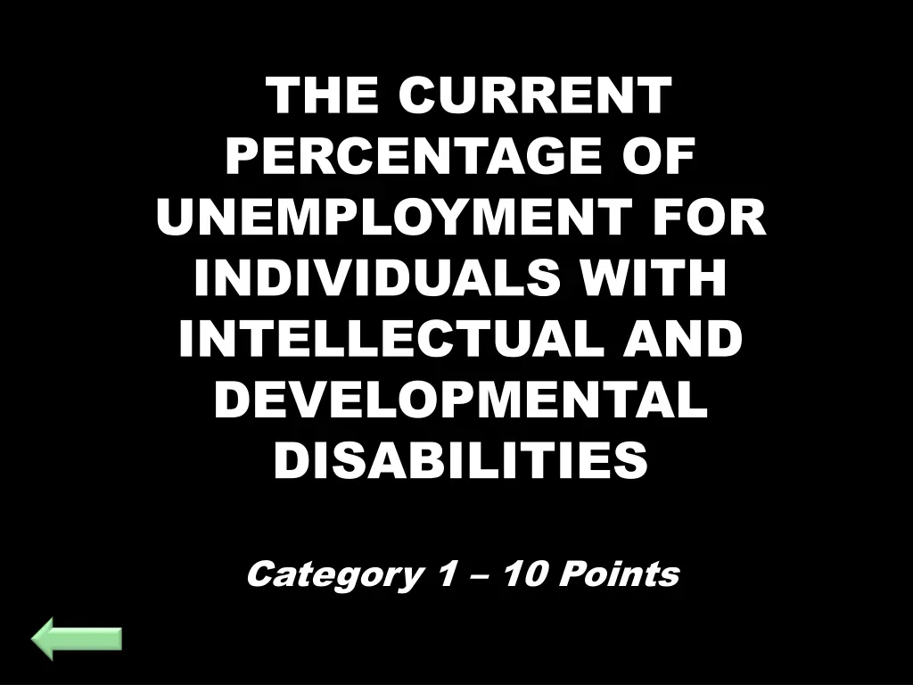 the current percentage of unemployment