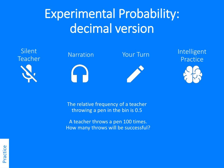 experimental probability experimental probability