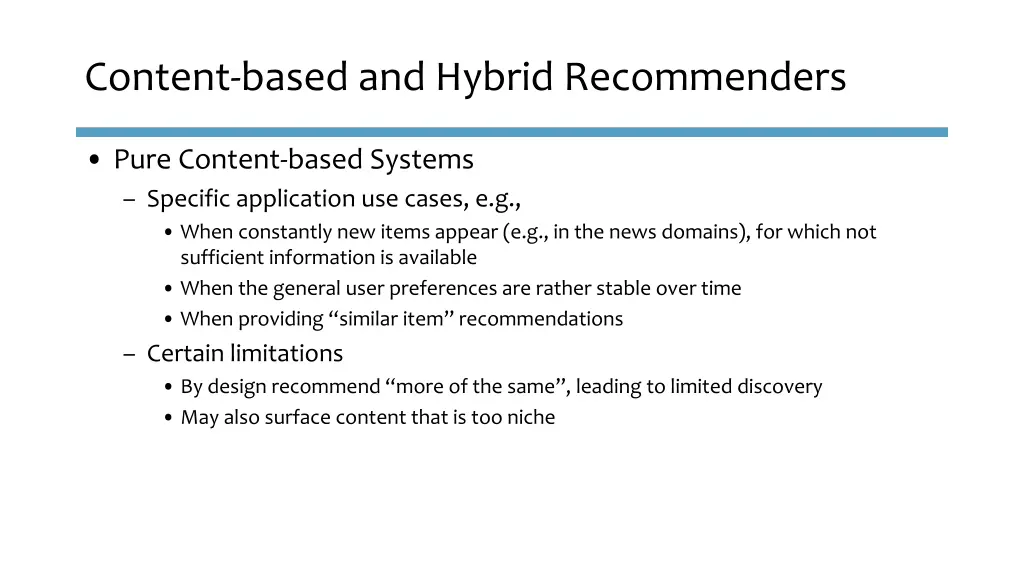 content based and hybrid recommenders 4