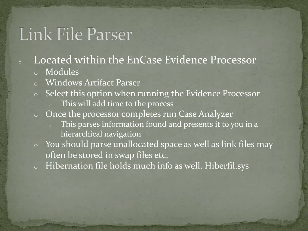 link file parser