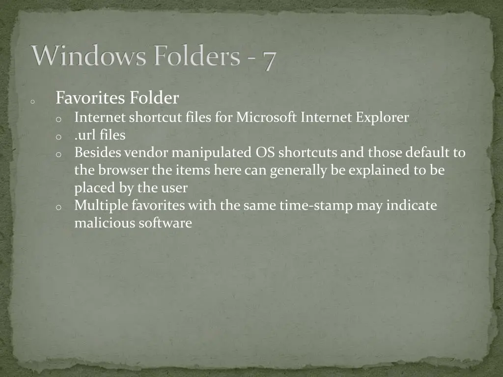 windows folders 7