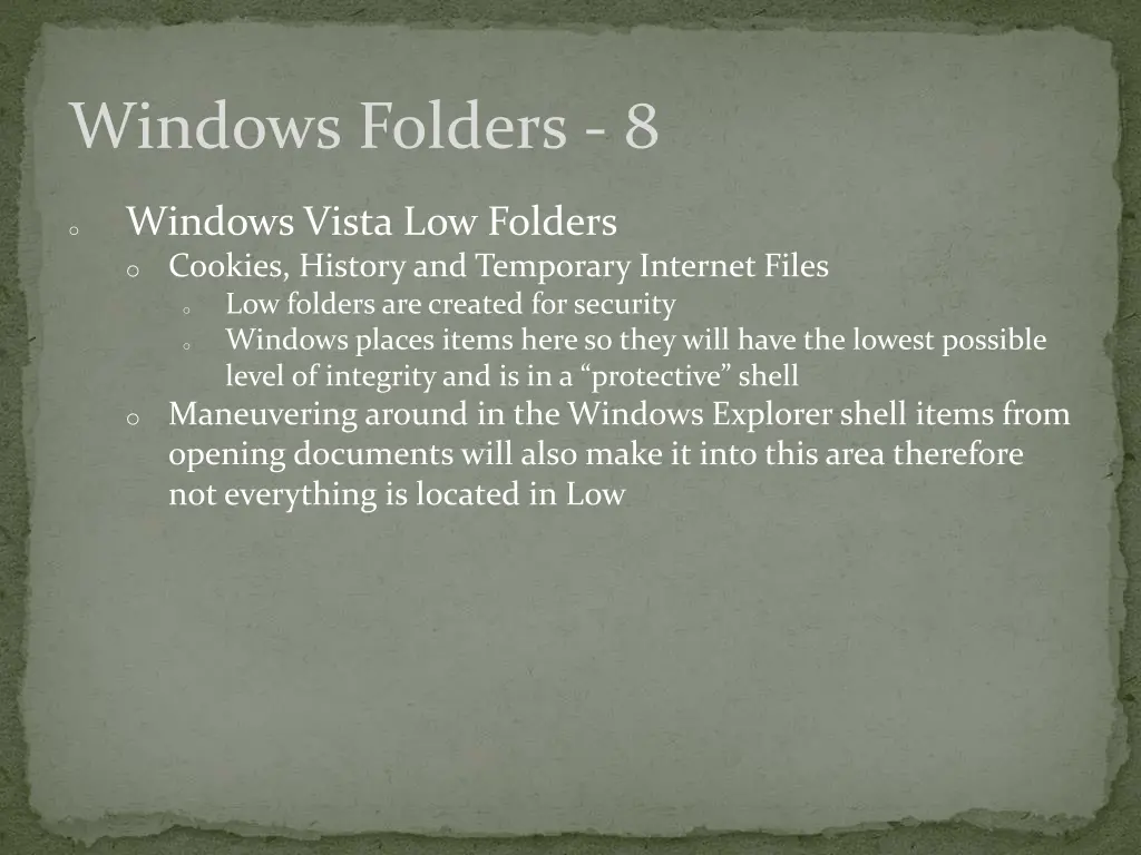 windows folders 8