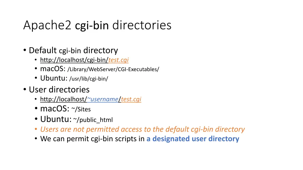 apache2 cgi bin directories