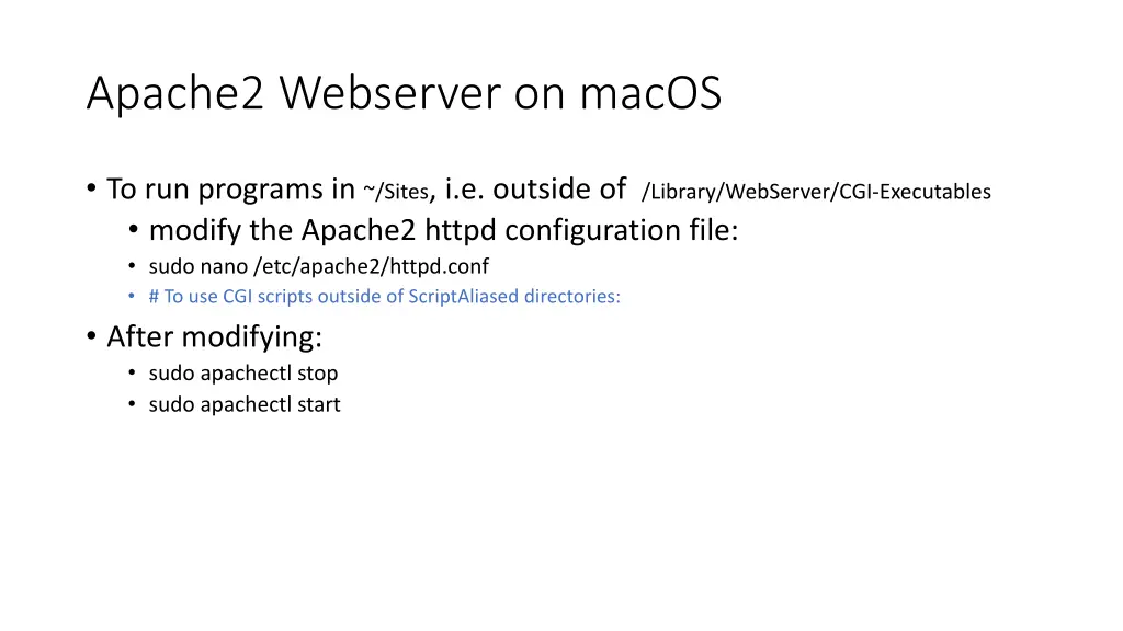 apache2 webserver on macos 1