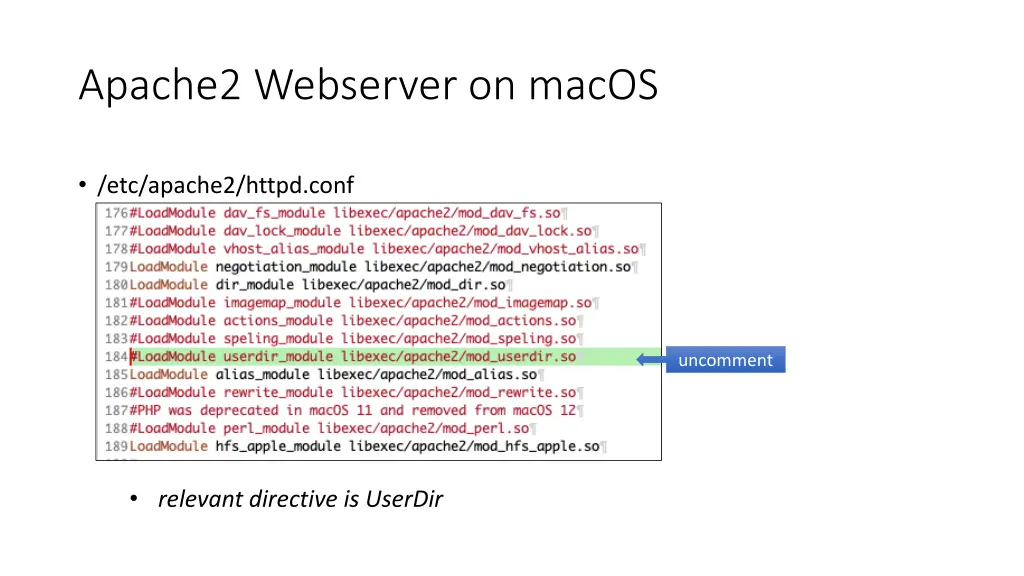 apache2 webserver on macos 2