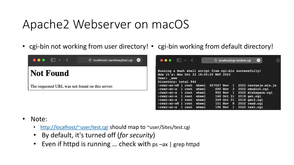 apache2 webserver on macos