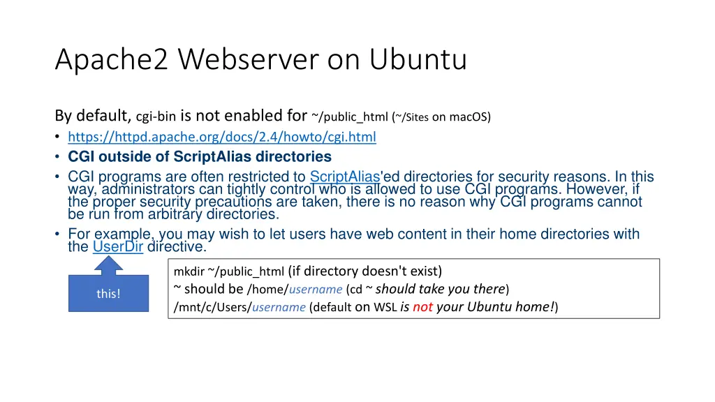 apache2 webserver on ubuntu