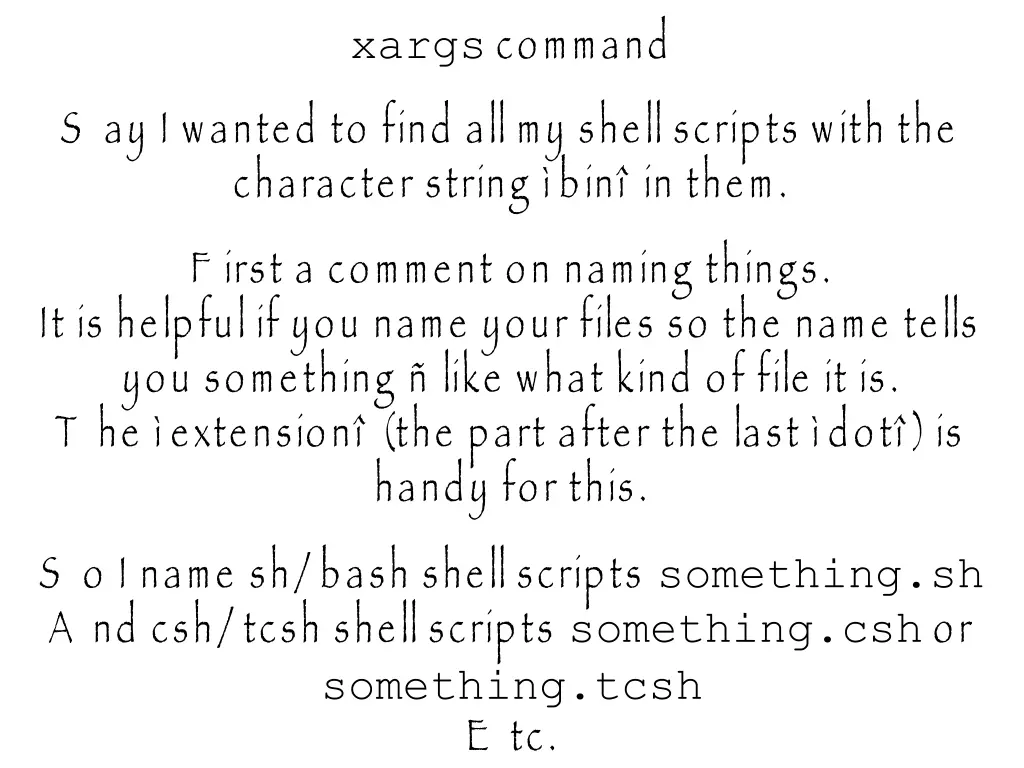 xargs command 2