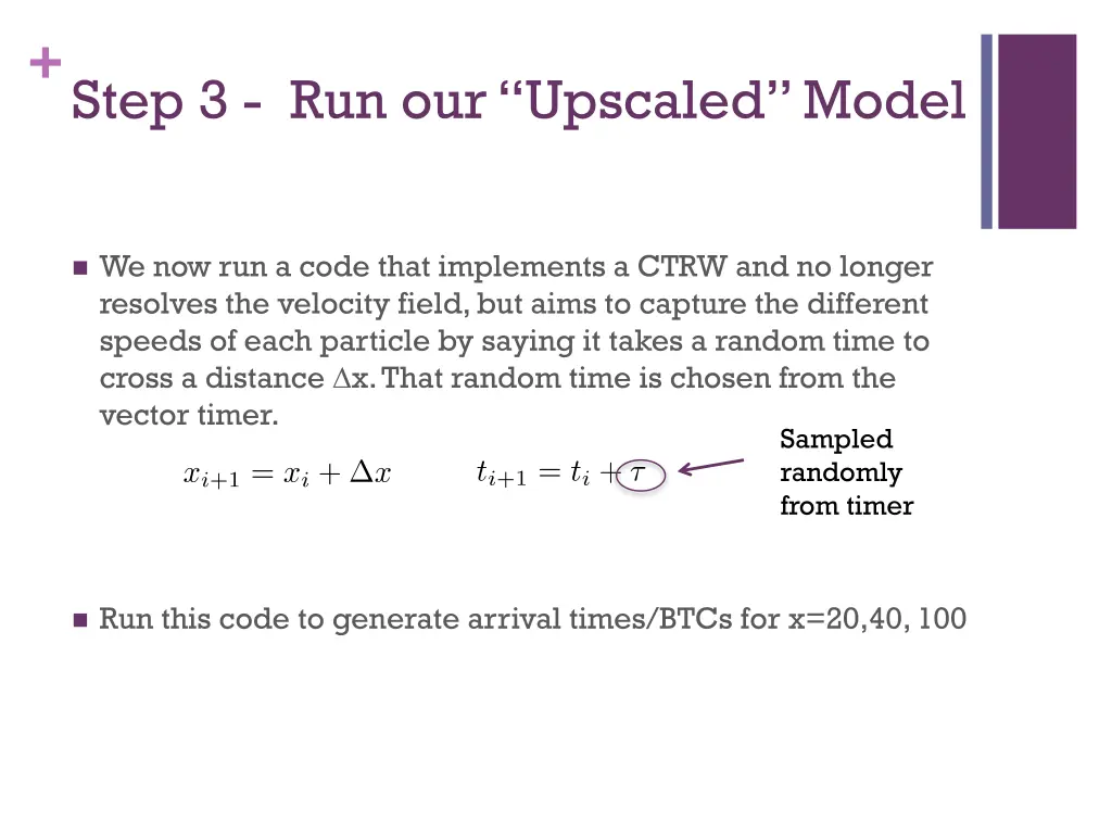 step 3 run our upscaled model