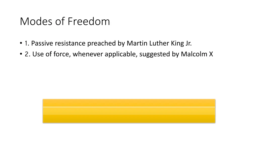 modes of freedom