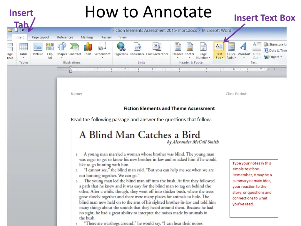 how to annotate 2