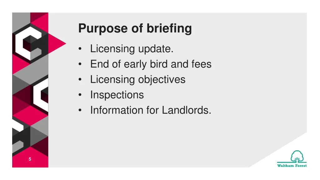 purpose of briefing