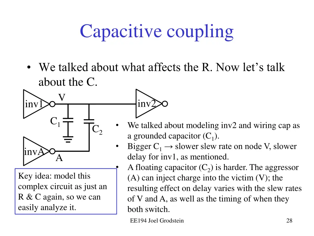 capacitive coupling