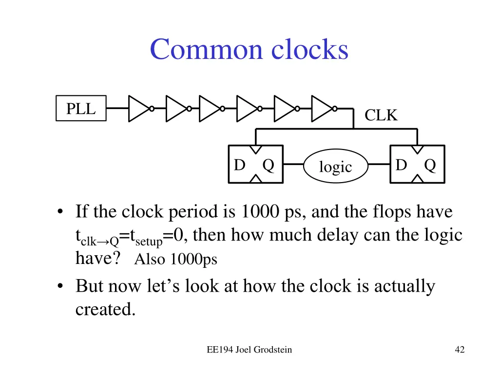 common clocks