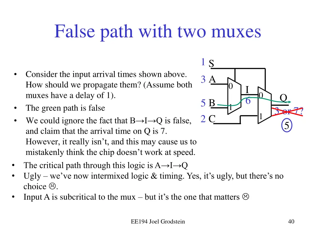 false path with two muxes 1