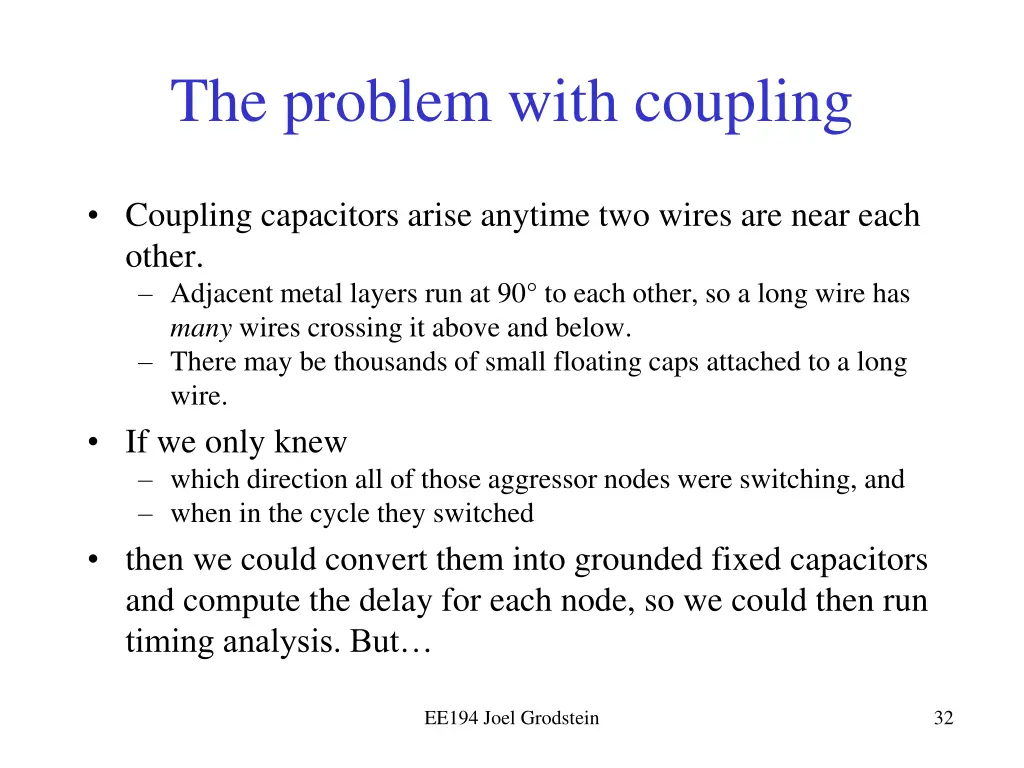 the problem with coupling