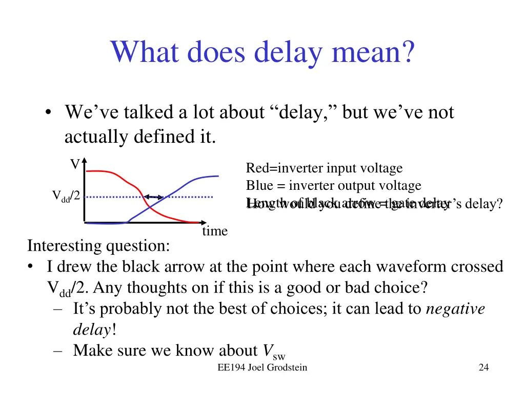 what does delay mean