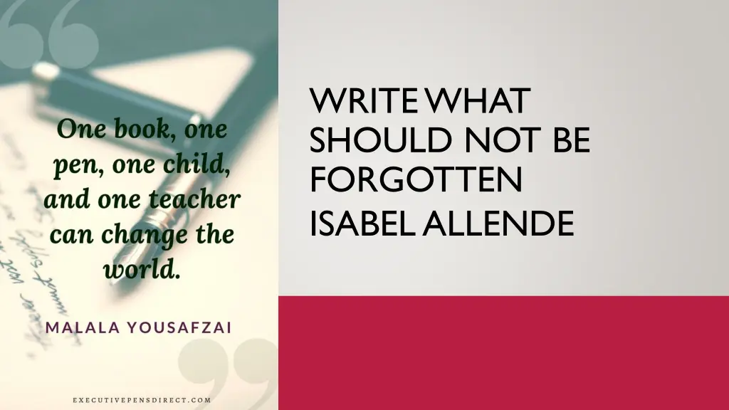 write what should not be forgotten isabel allende