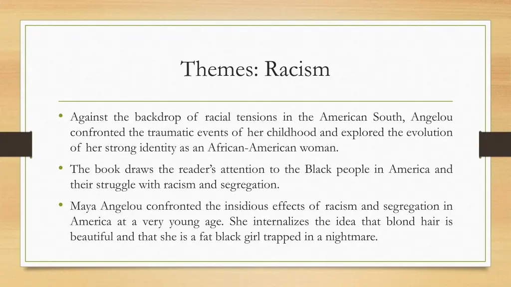 themes racism