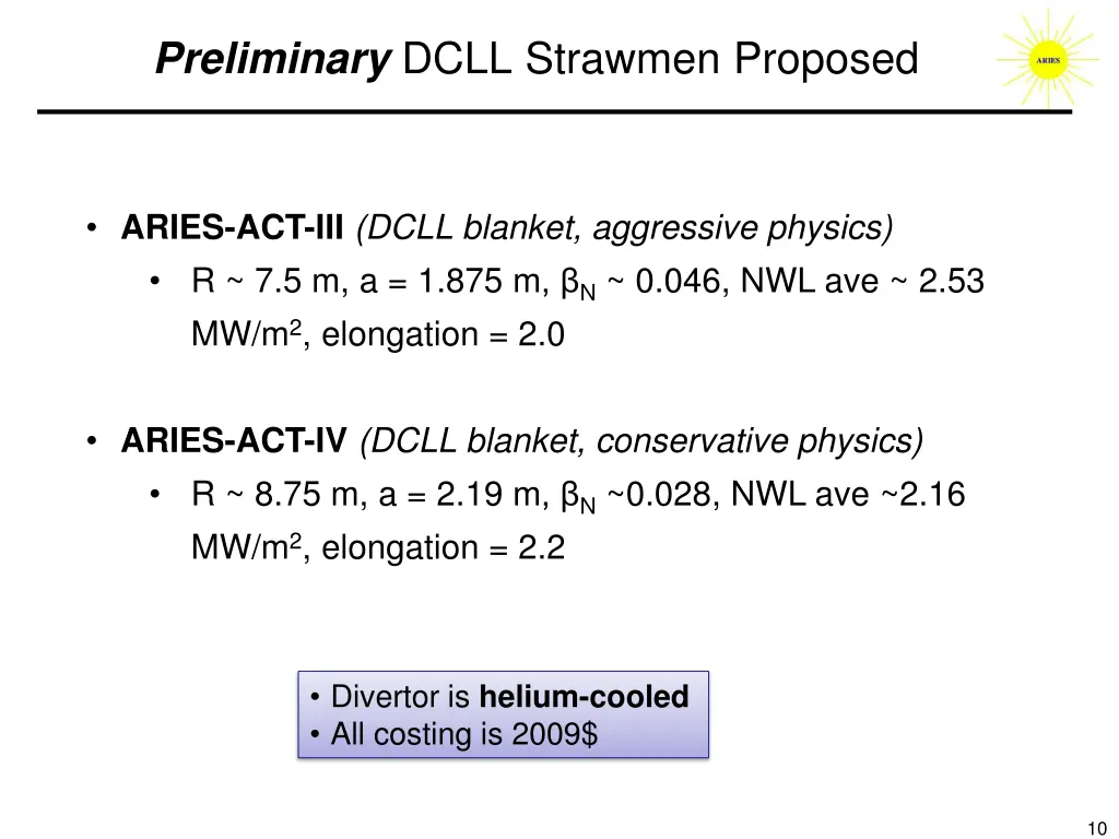 preliminary dcll strawmen proposed